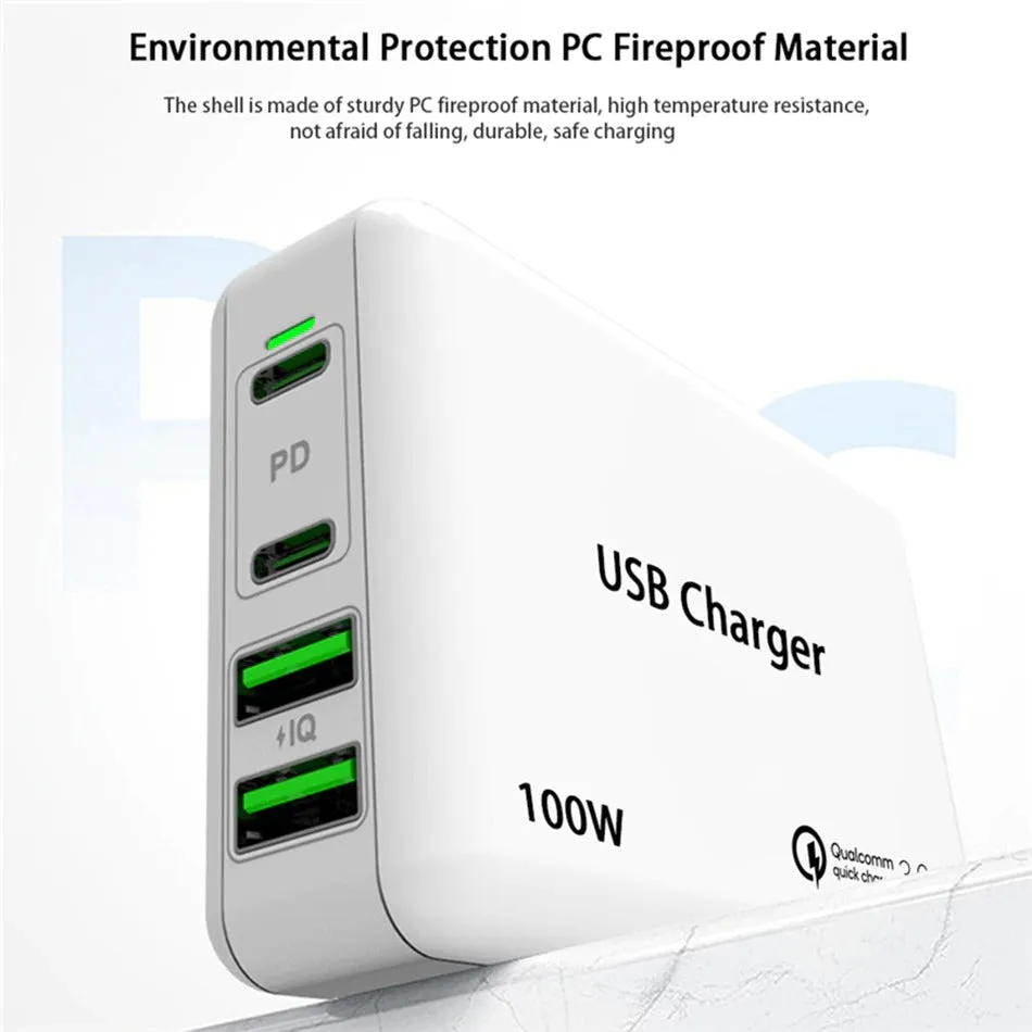 100W USB-C PD Charger