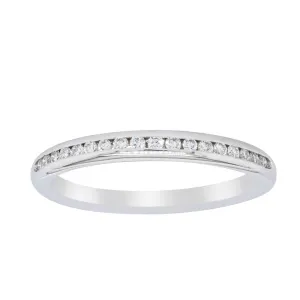 14ct White Gold Diamond Vida Band