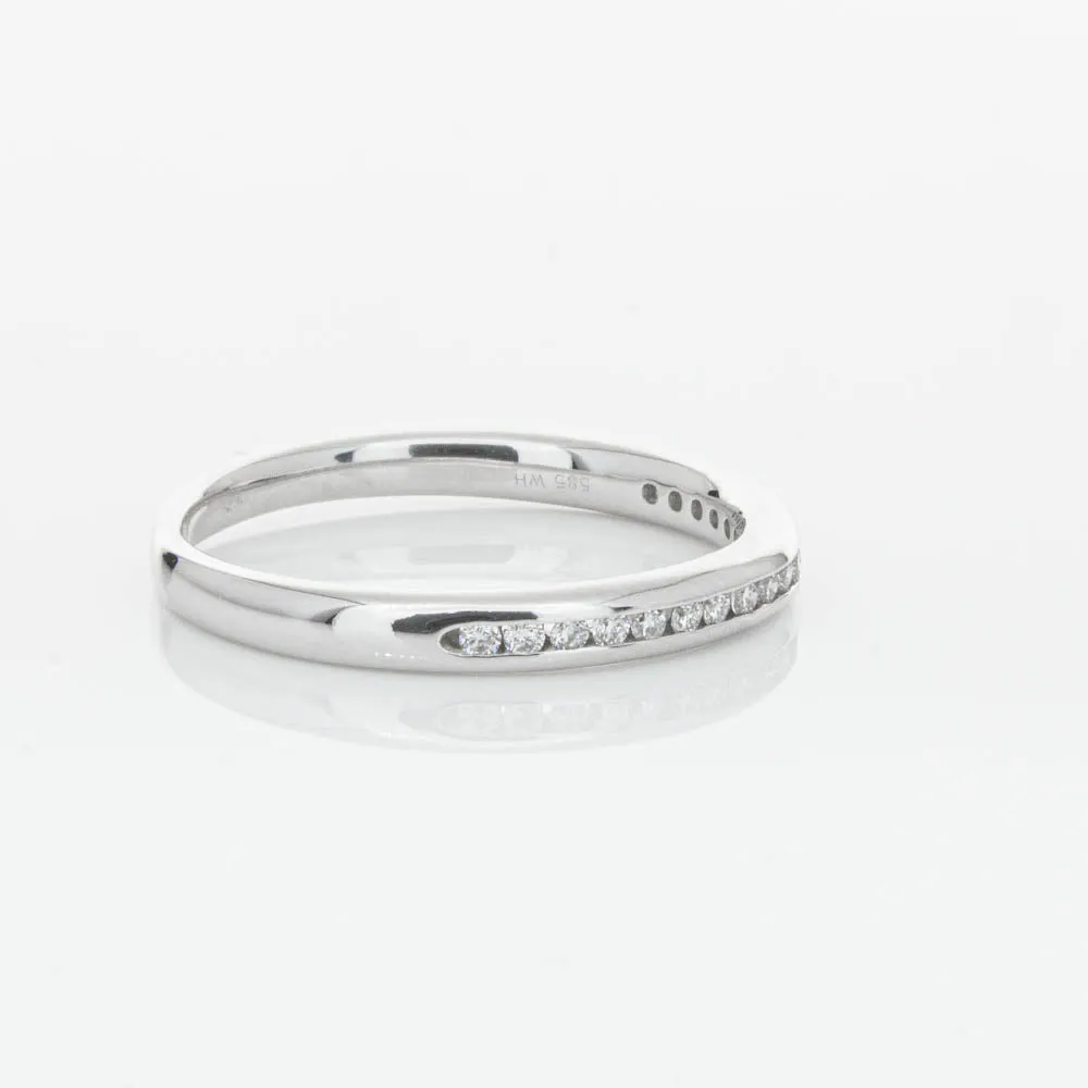 14ct White Gold Diamond Vida Band