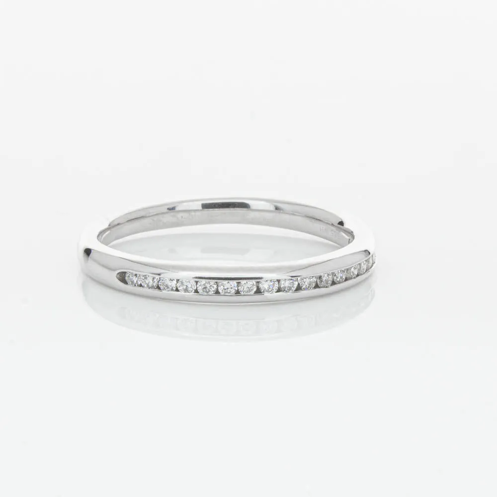 14ct White Gold Diamond Vida Band