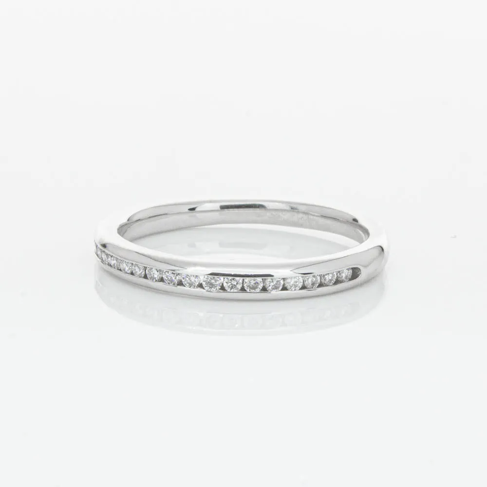 14ct White Gold Diamond Vida Band