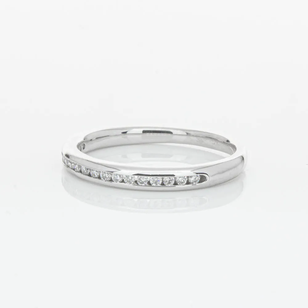 14ct White Gold Diamond Vida Band