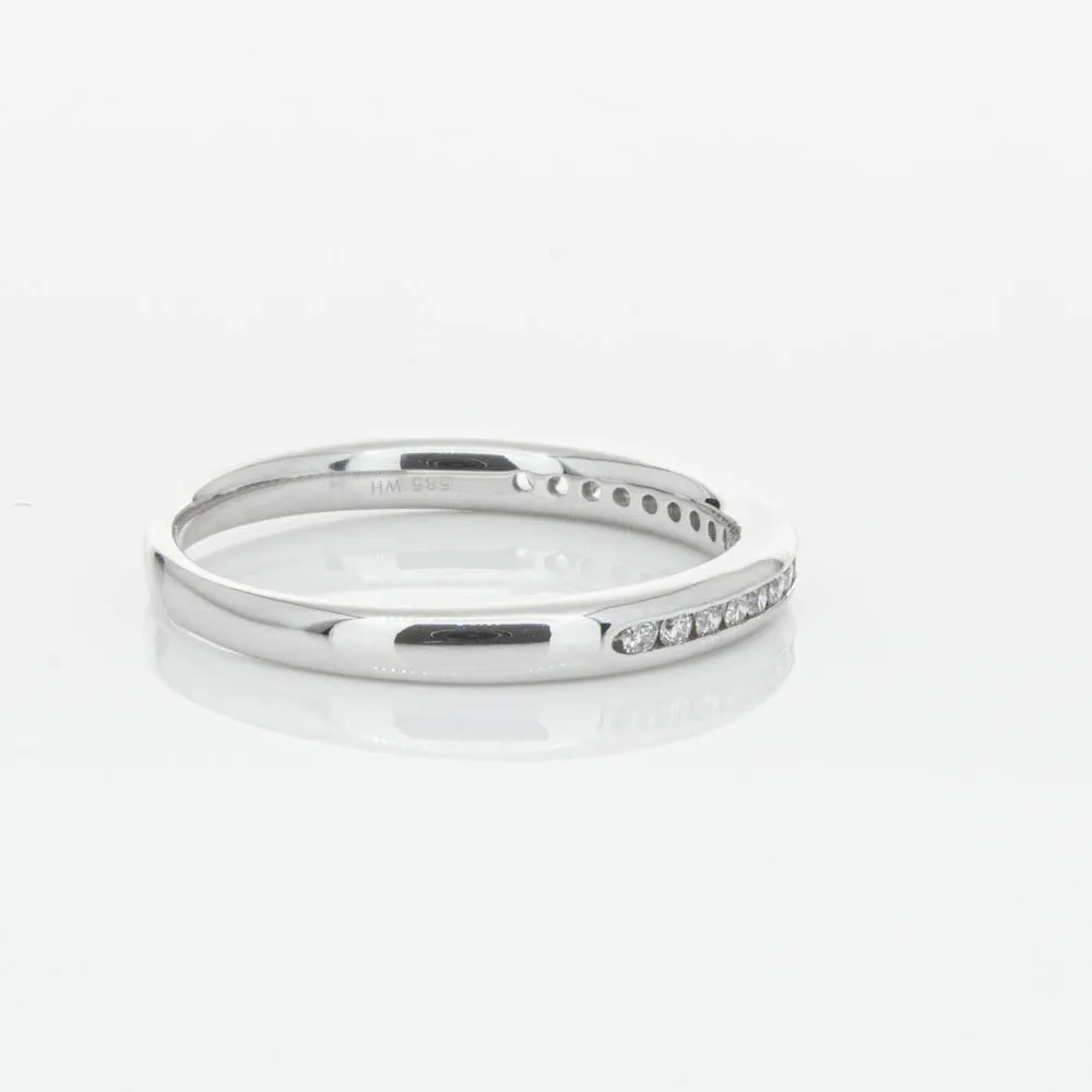 14ct White Gold Diamond Vida Band