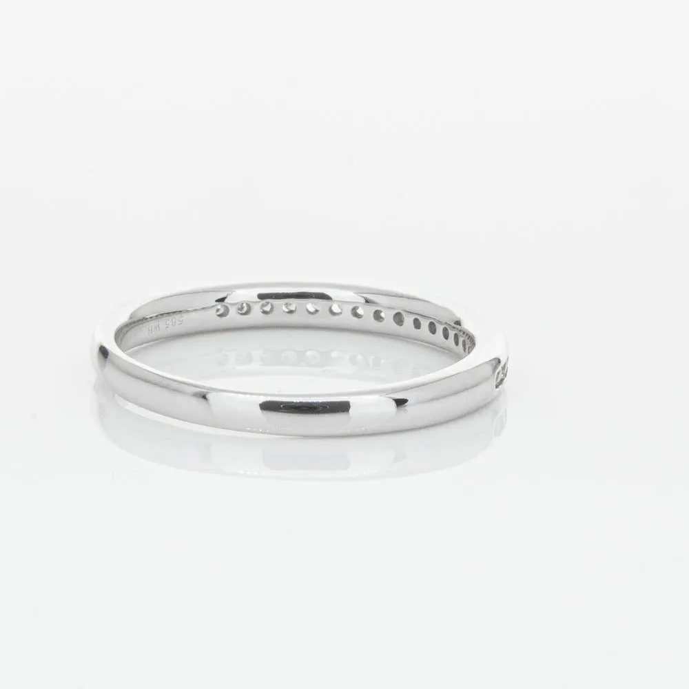 14ct White Gold Diamond Vida Band