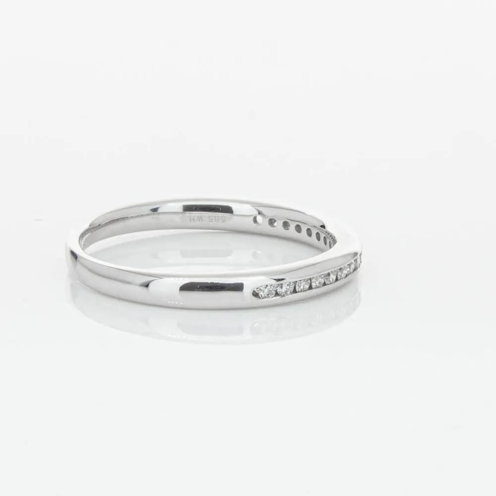 14ct White Gold Diamond Vida Band