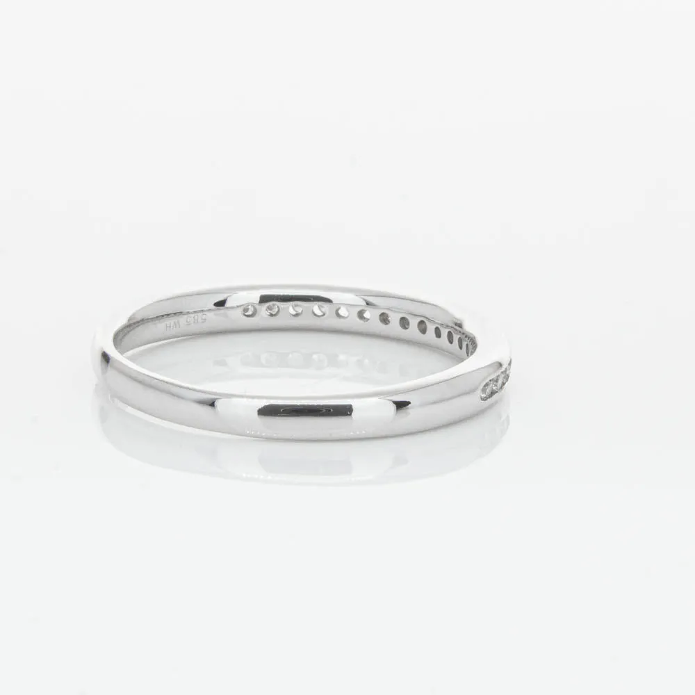 14ct White Gold Diamond Vida Band