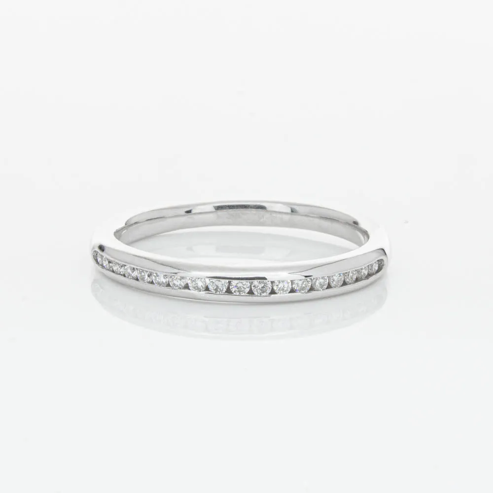 14ct White Gold Diamond Vida Band