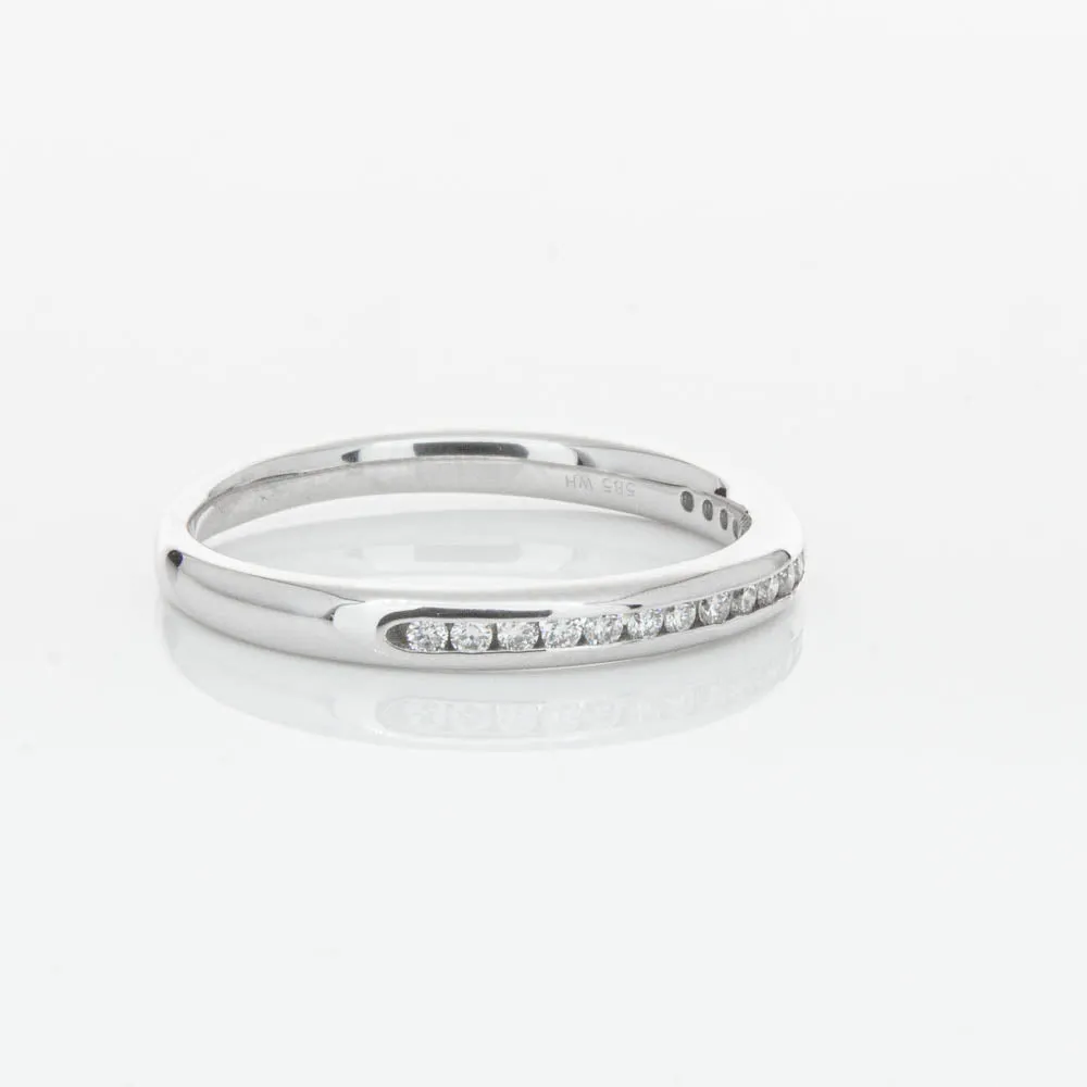 14ct White Gold Diamond Vida Band