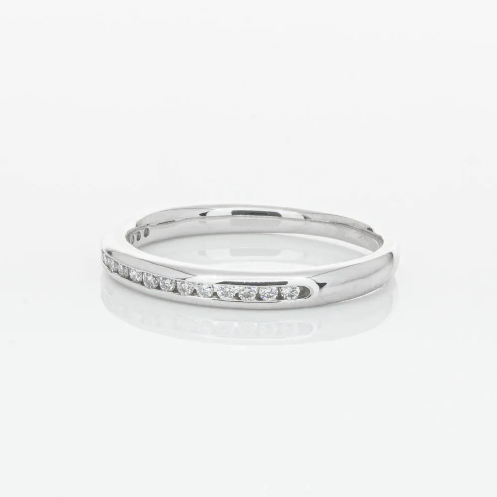 14ct White Gold Diamond Vida Band