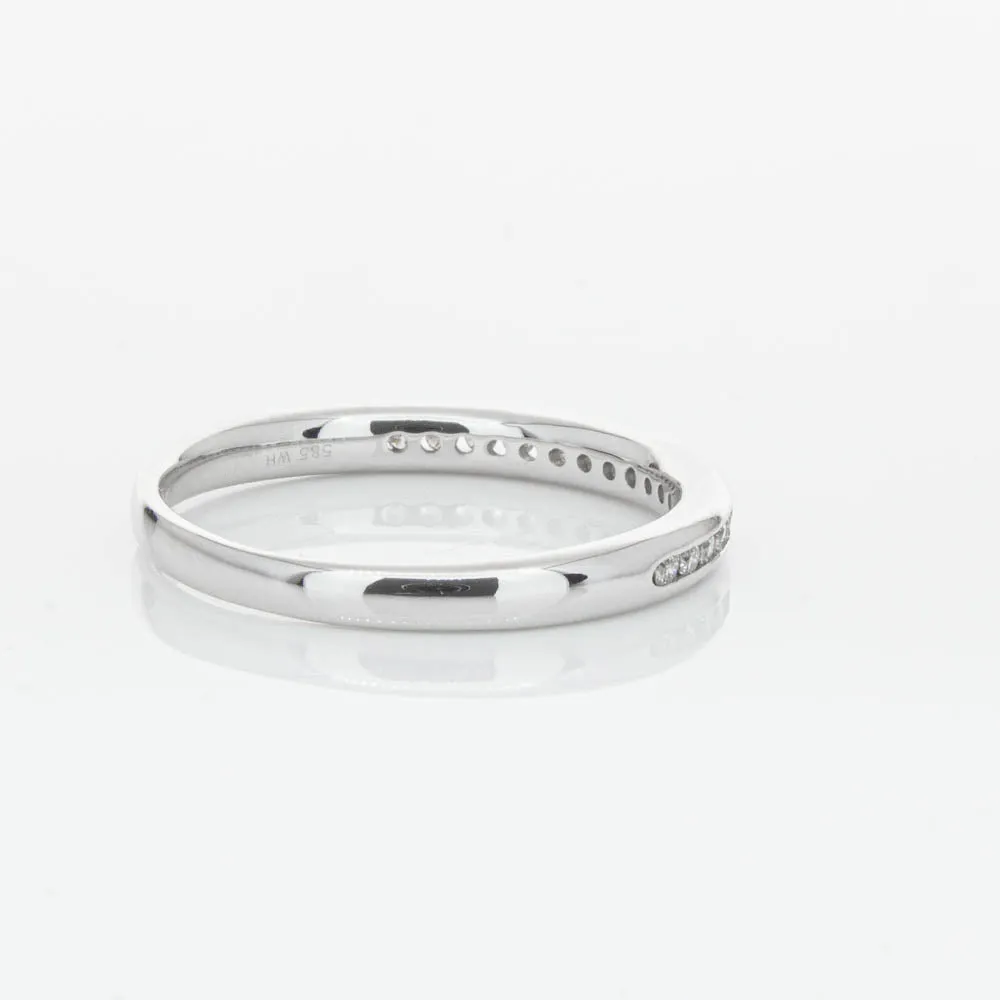 14ct White Gold Diamond Vida Band