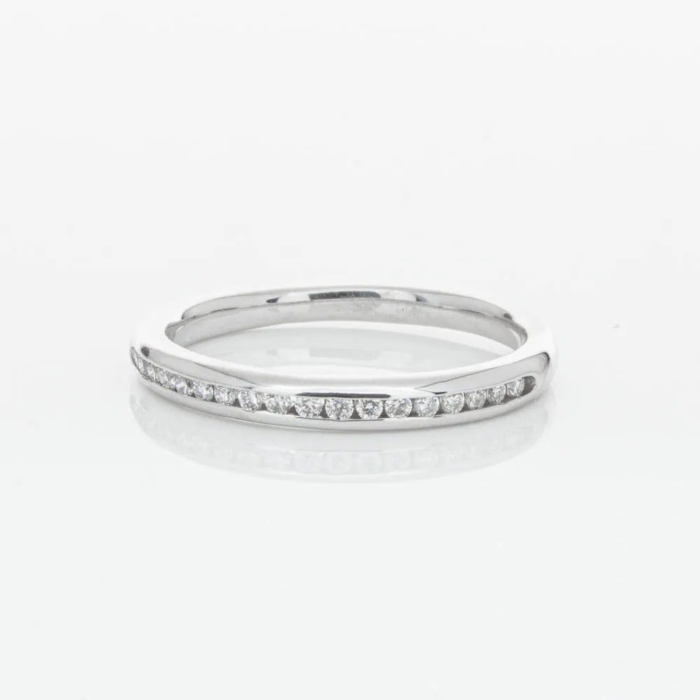 14ct White Gold Diamond Vida Band