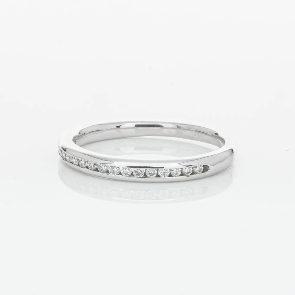 14ct White Gold Diamond Vida Band