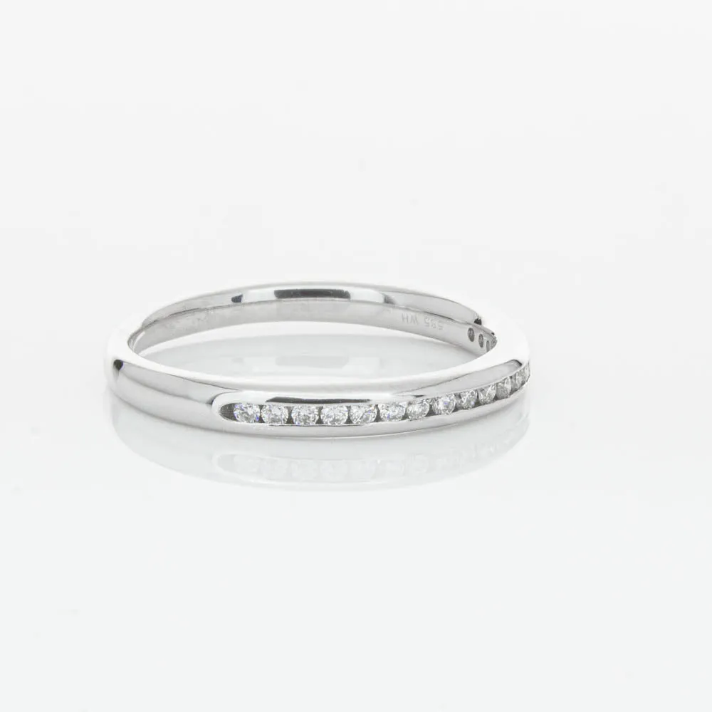 14ct White Gold Diamond Vida Band