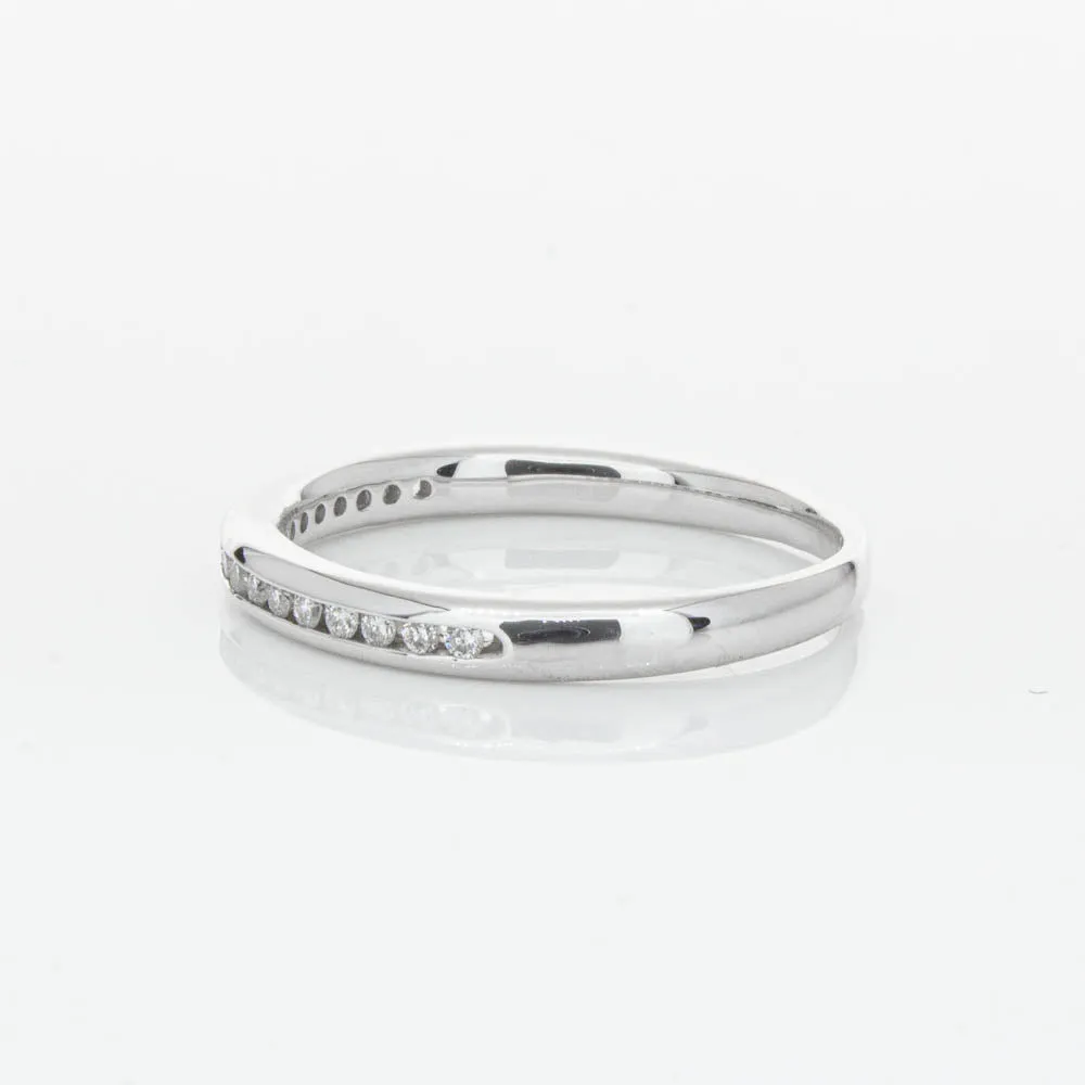 14ct White Gold Diamond Vida Band