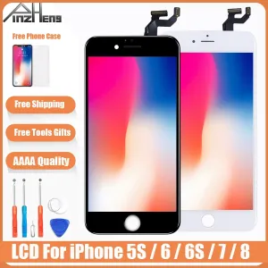 AAAA Original Color Screen LCD For iPhone 5s 6 6s 7 8 LCD Display Assembly Digitizer No Dead Pixel With 3D Touch Replacement LCD