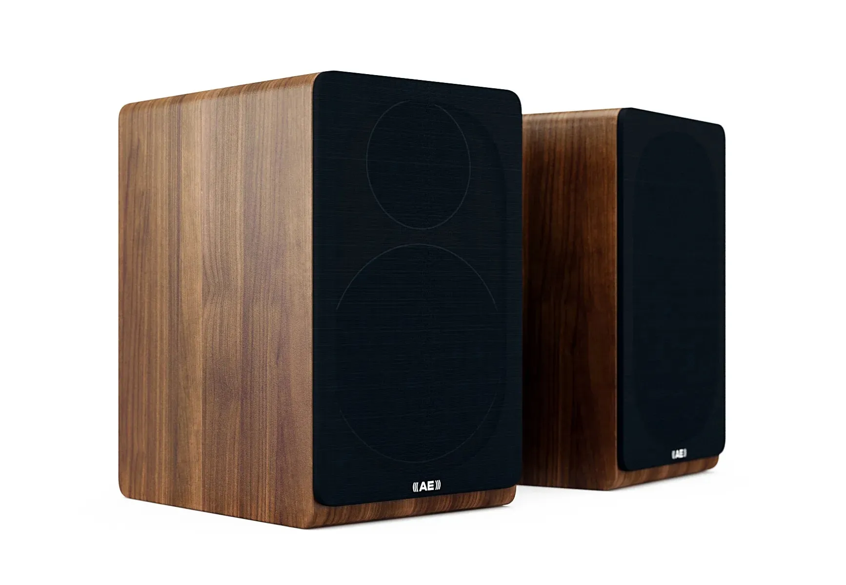 Acoustic Energy AE300 Real Walnut Wood Veneer Speakers