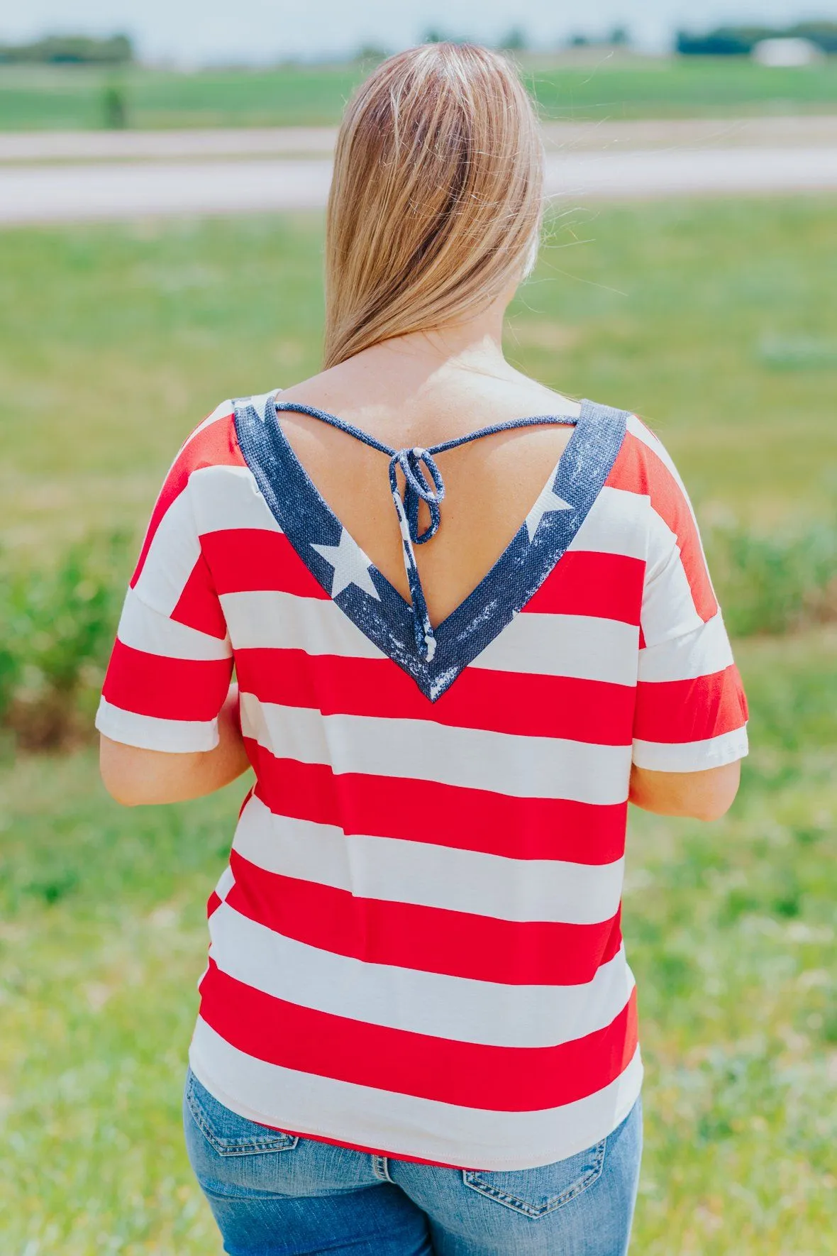 All American Tee In Red