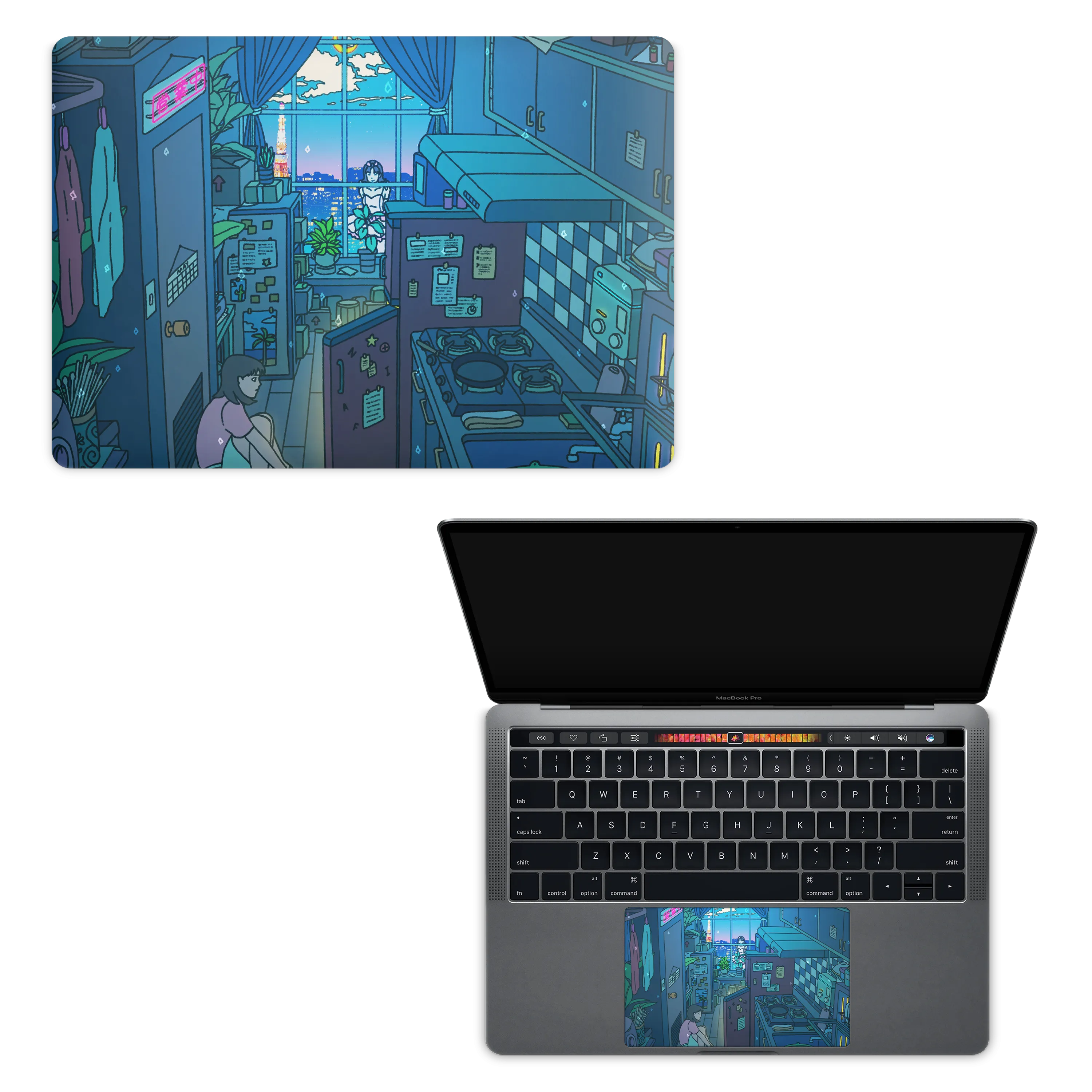 Apple MacBook Perfect Blue  Skin