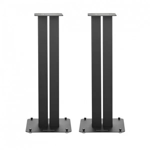 Bowers & Wilkins 606 S3 Bookshelf Speakers with FS-600 S3 Stands Black