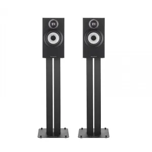 Bowers & Wilkins 607 S3 Bookshelf Speakers with FS-600 S3 Stands Black