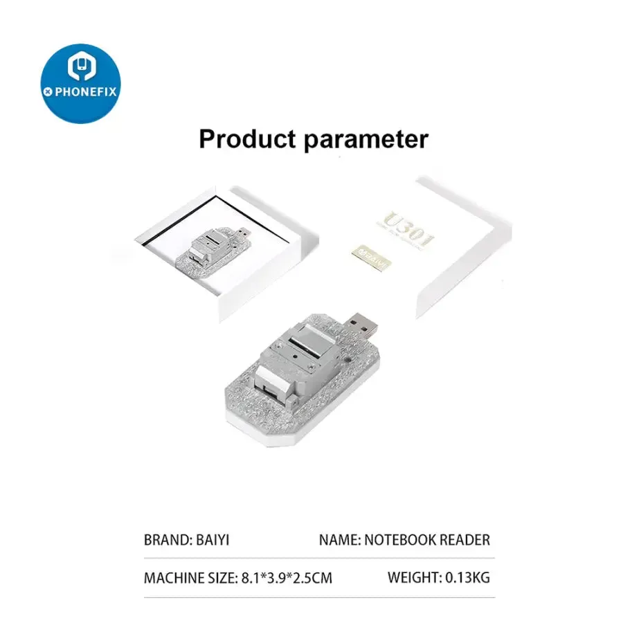 BY-U301 Data Assistant for MacBook Backup Write Read ROM Data