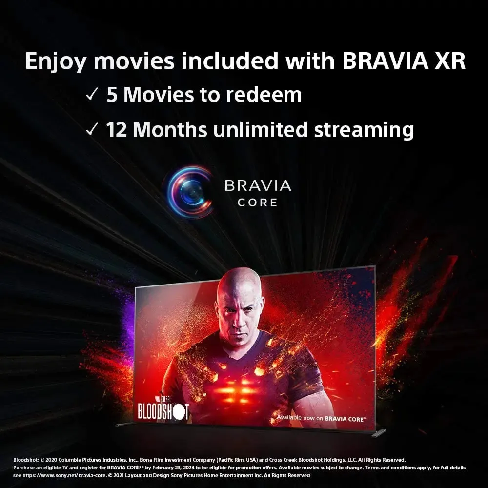 Certified Refurbished - Sony XR65A80J 65" Class BRAVIA XR OLED 4K Ultra HD Smart Google TV