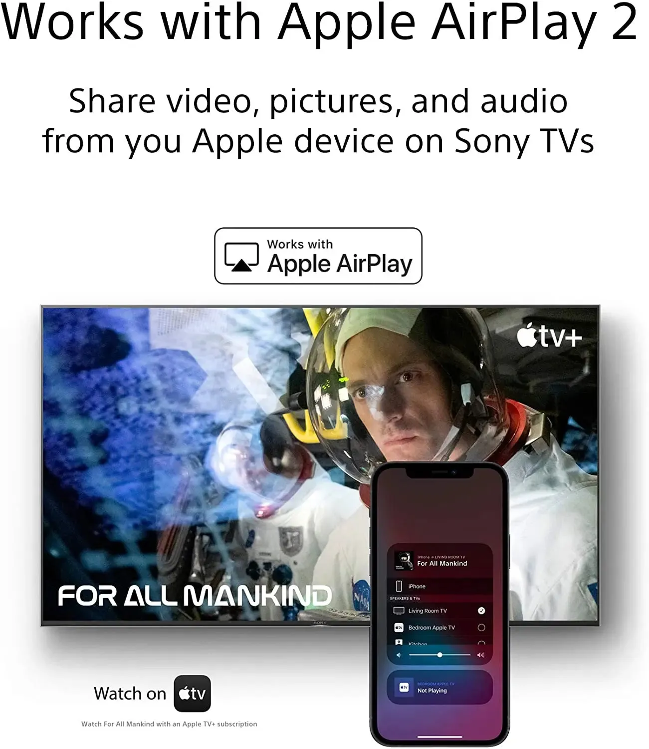 Certified Refurbished - Sony XR77A80J 77" Class BRAVIA XR OLED 4K Ultra HD Smart Google TV