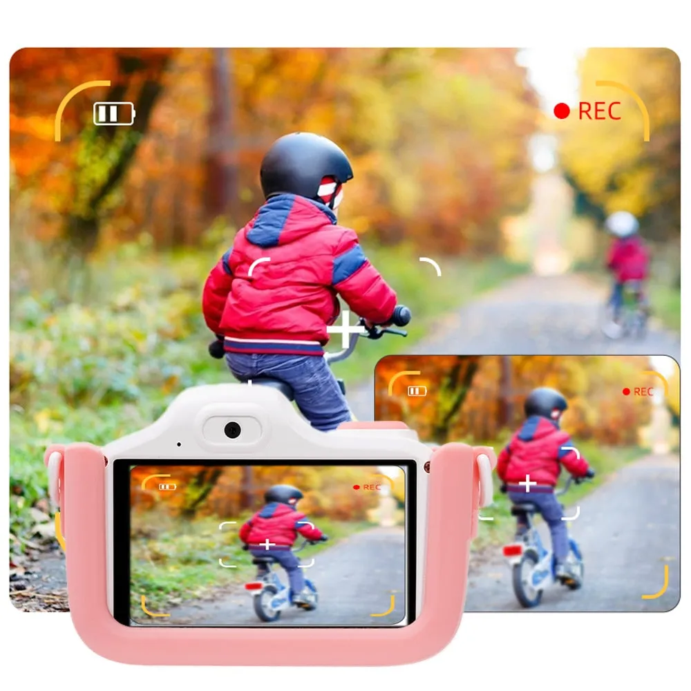 Children's Camera Digital Camera Toy For Kids Children Gift Kids Education Toy Big Screen Camera Birthday Gifts