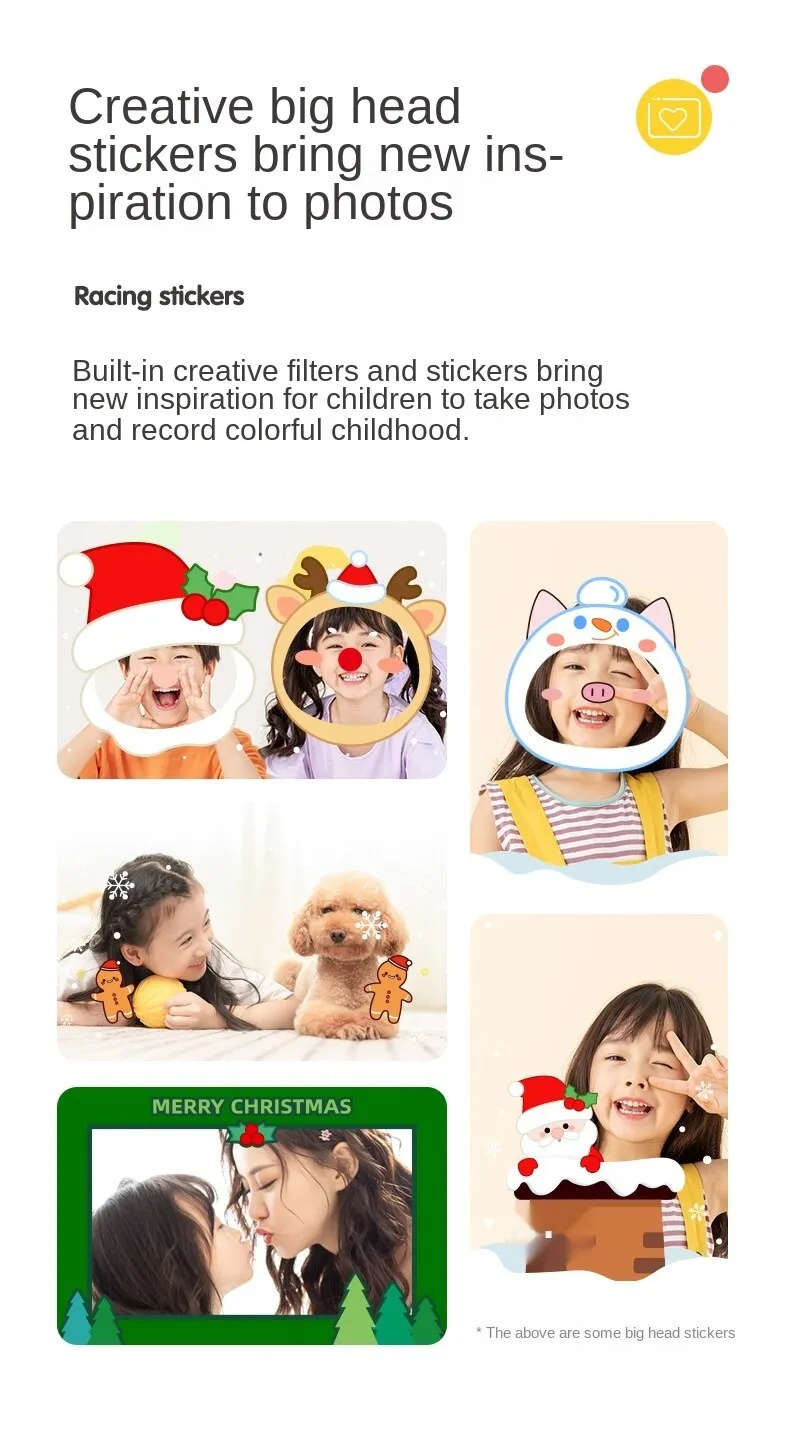 Children's Camera Toys Can Take Photos 3.0 Touch Screen Camera Baby Mini 4800W SLR Children's Birthday Gifts