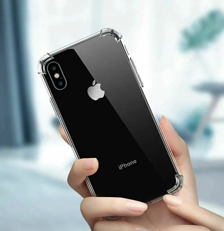 CLEAR Case For iPhone 11 Pro Max Max XR X XS Max Cover Silicone Shockproof TOUGH