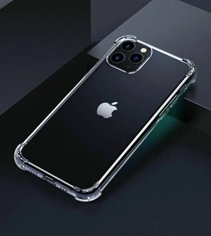 CLEAR Case For iPhone 11 Pro Max Max XR X XS Max Cover Silicone Shockproof TOUGH