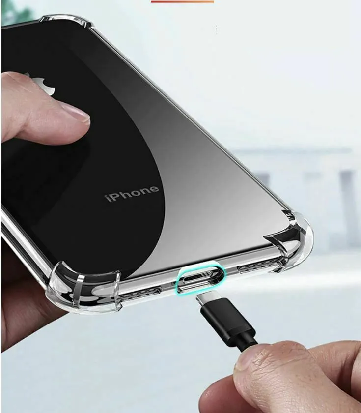 CLEAR Case For iPhone 11 Pro Max Max XR X XS Max Cover Silicone Shockproof TOUGH