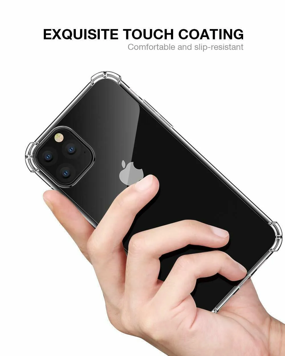 CLEAR Case For iPhone 11 Pro Max Max XR X XS Max Cover Silicone Shockproof TOUGH