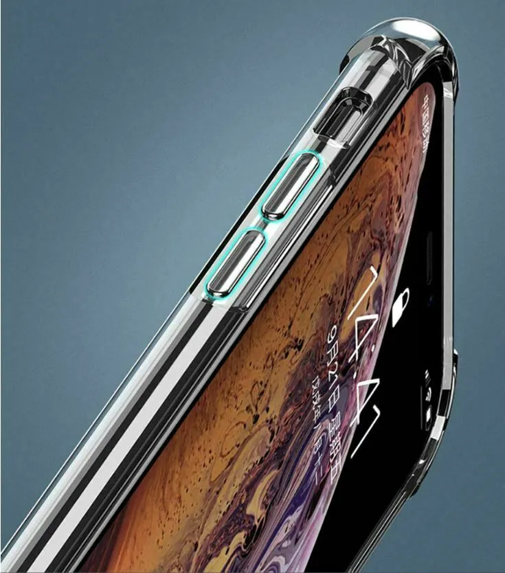 CLEAR Case For iPhone 11 Pro Max Max XR X XS Max Cover Silicone Shockproof TOUGH