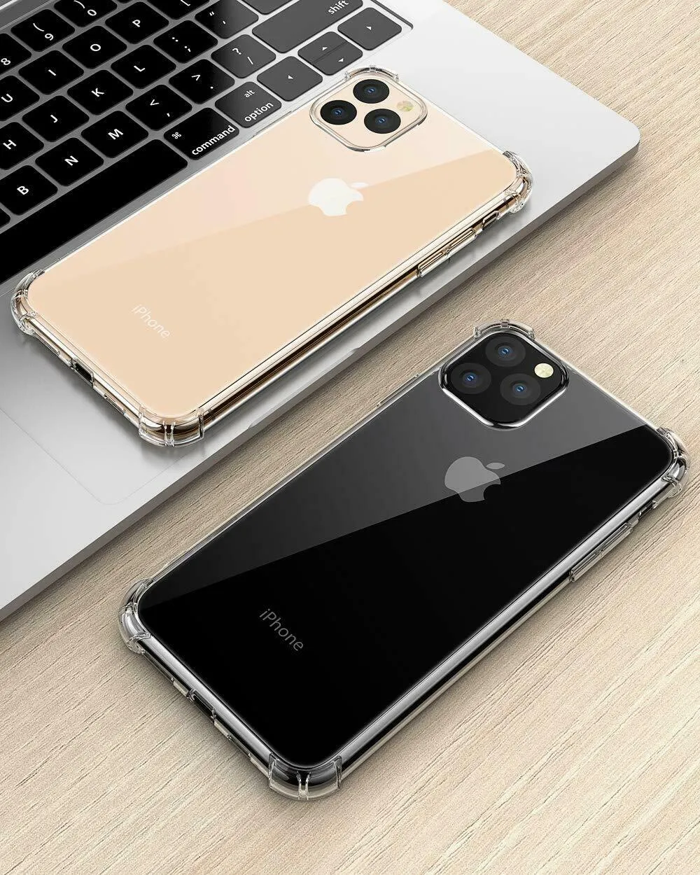 CLEAR Case For iPhone 11 Pro Max Max XR X XS Max Cover Silicone Shockproof TOUGH