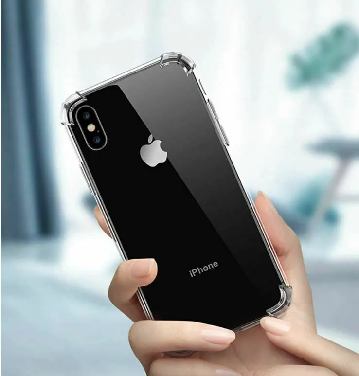 CLEAR Case For iPhone 11 Pro Max Max XR X XS Max Cover Silicone Shockproof TOUGH