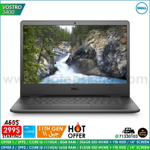 Dell Vostro 3400 Core i3-1115g4 14" Laptops (New OB)
