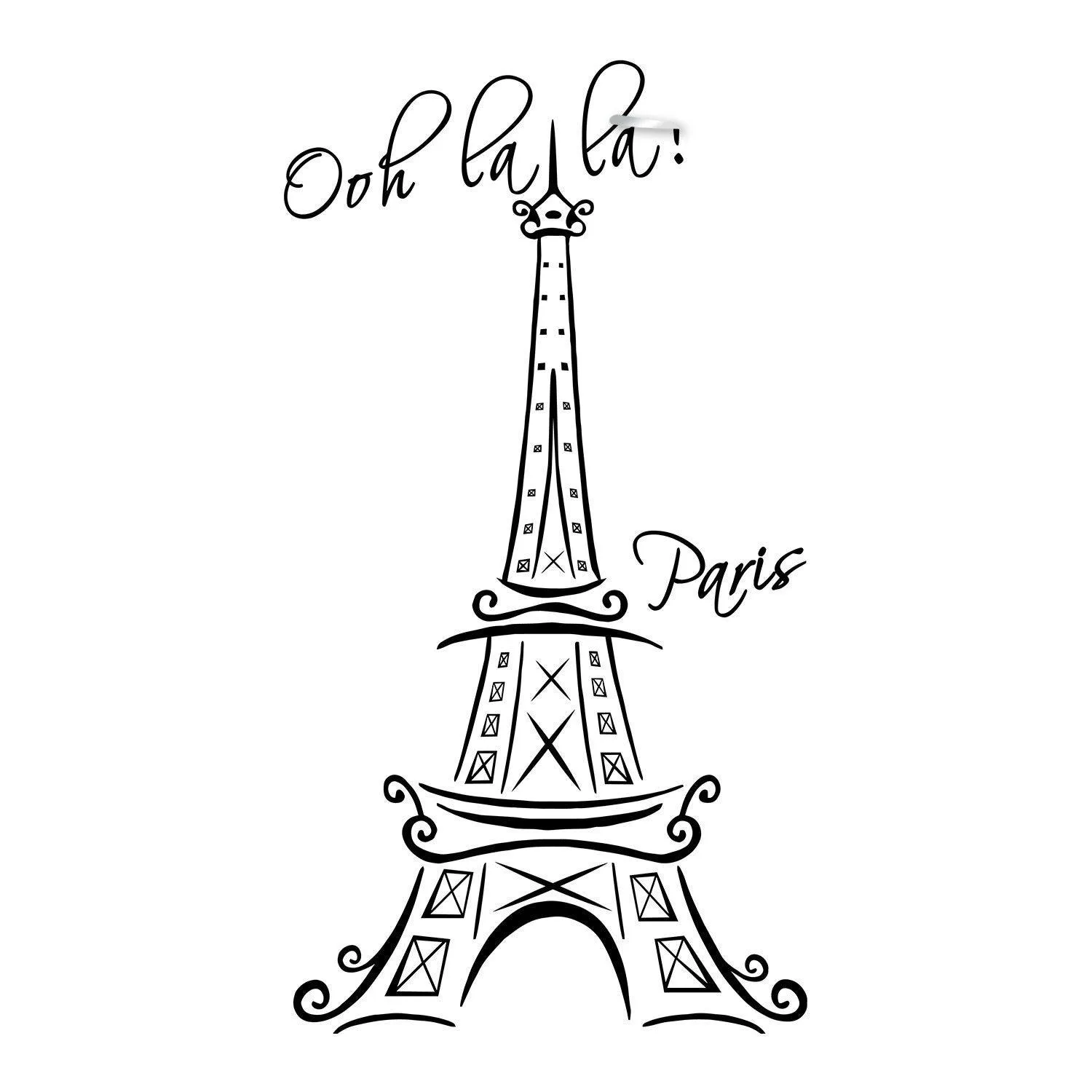 Eiffel Tower Wall Stickers - Paris Vinyl Decal