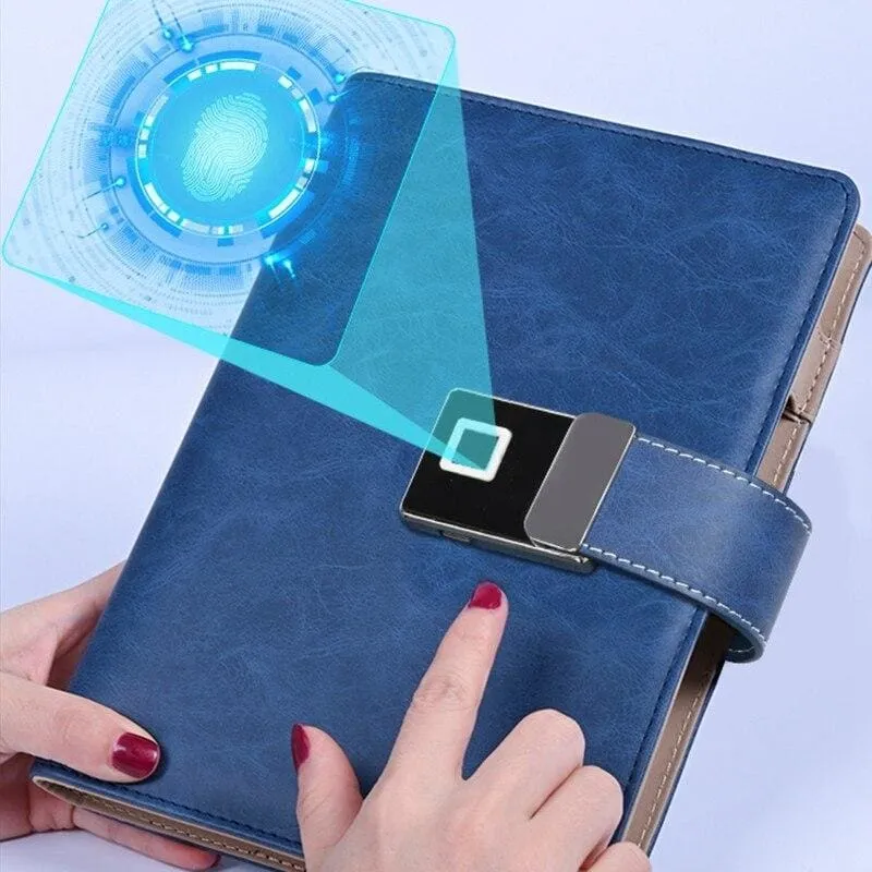 Fingerprint Lock Smart Notebook