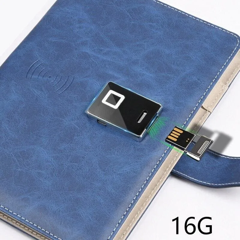 Fingerprint Lock Smart Notebook
