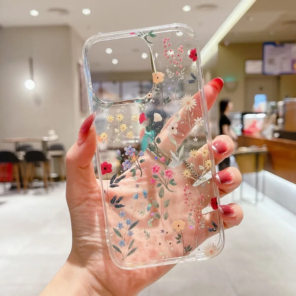 Floral Bouquet Soft Silicone Case for iPhone