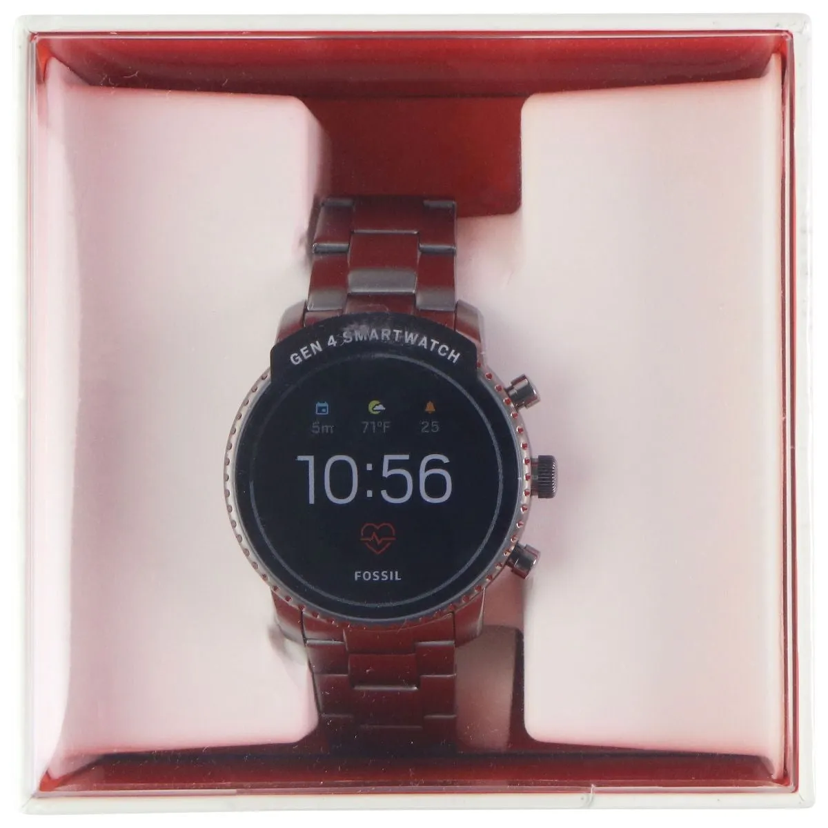 Fossil Gen 4 Explorist HR Smartwatch 45mm Stainless Steel - Smoke (FTW4012)