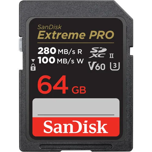 Fujifilm X-H1 Mirrorless Digital Camera Bundle (Body Only)   SanDisk 64GB Extreme PRO Memory Card