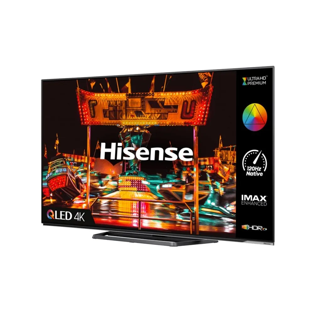 Hisense 55A85HTUK 55" 4K OLED Smart TV, 122.6cm Wide - Black