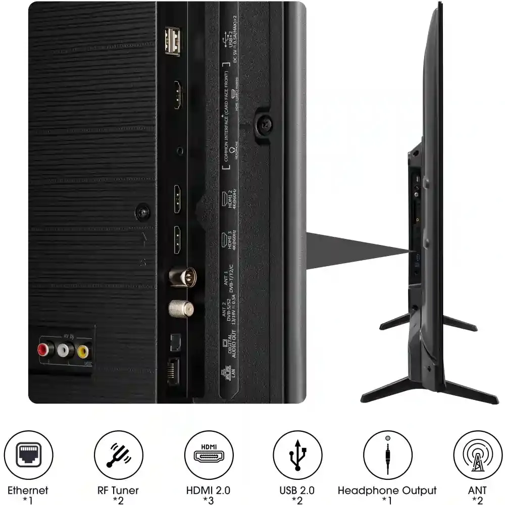 Hisense E7 Series 65E7KQTUK 65" 4K HDR UHD Smart QLED TV Dolby Vision & Atmos