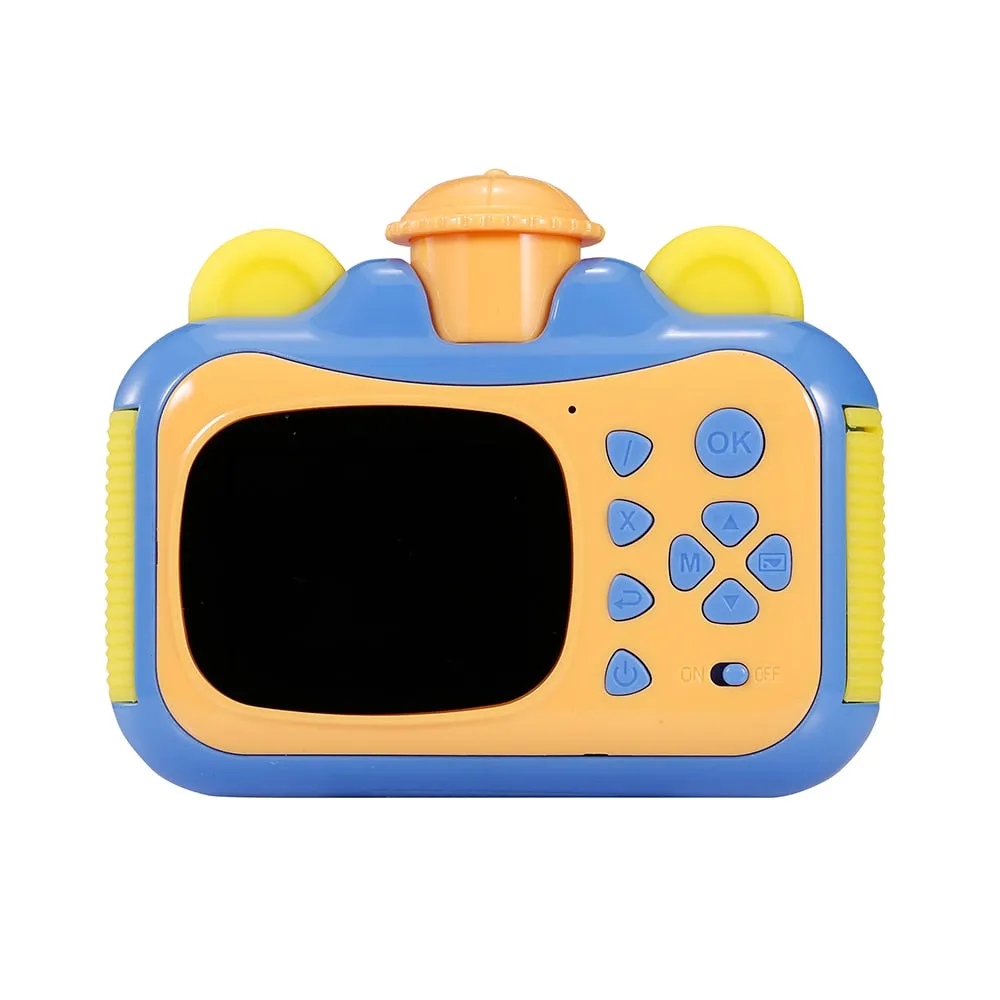 Instant Print Camera for Kid with Print Paper 2.4 Inch Screen 12MP Photo 1080p Video Rechargeable Photo Camera Gift for Children