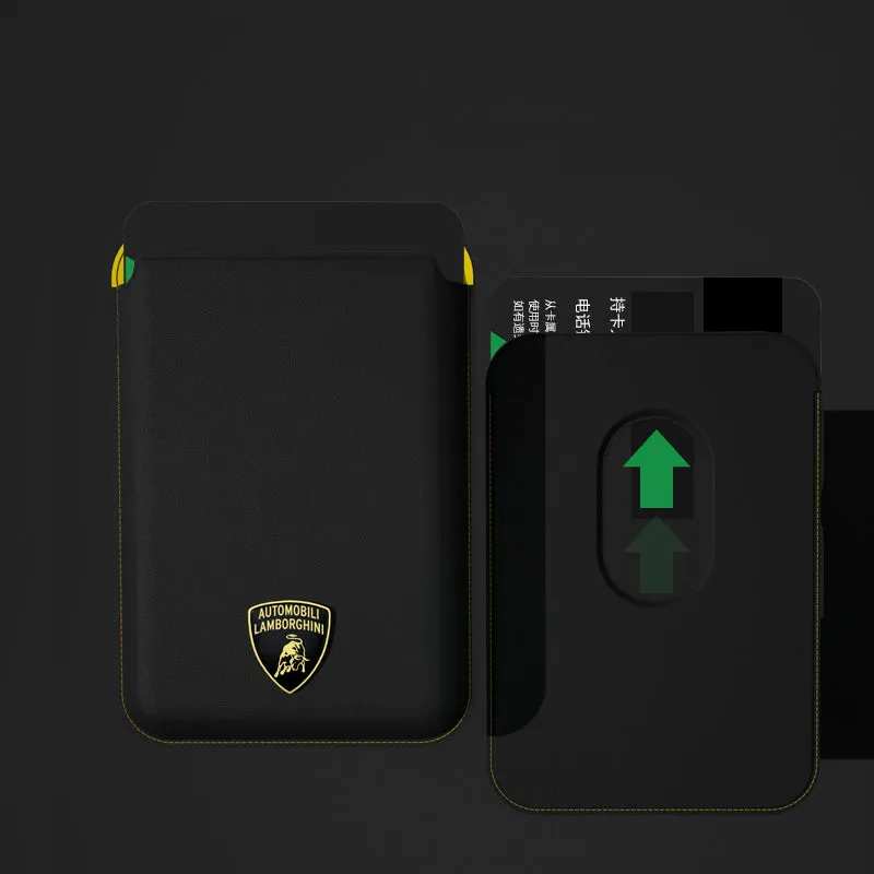 Lamborghini Leather Wallet with MagSafe - Urus D8