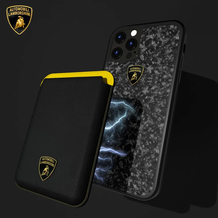 Lamborghini Leather Wallet with MagSafe - Urus D8