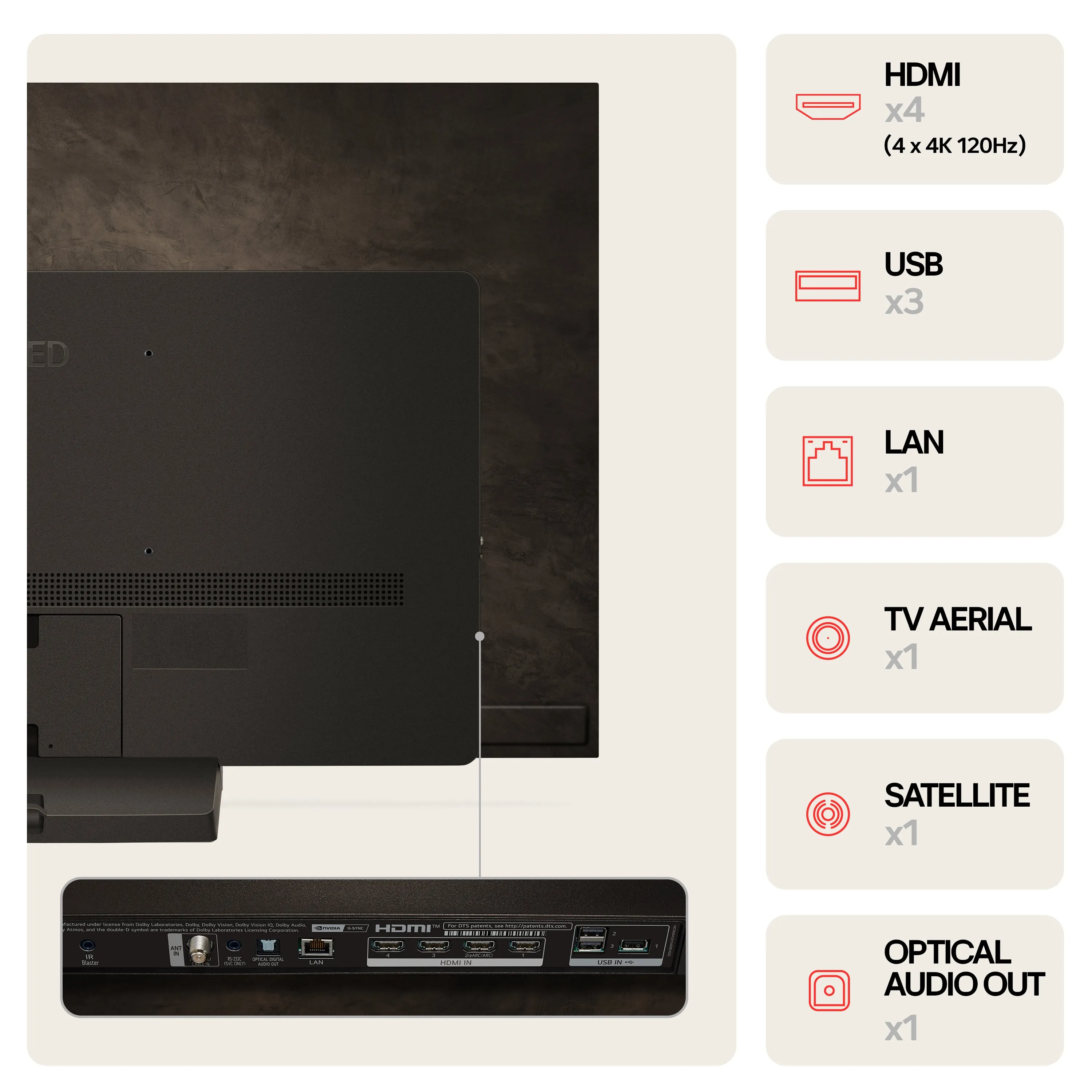 LG OLED55C46LA 55 Inch C4 4K Ultra HD HDR OLED evo Smart TV 2024