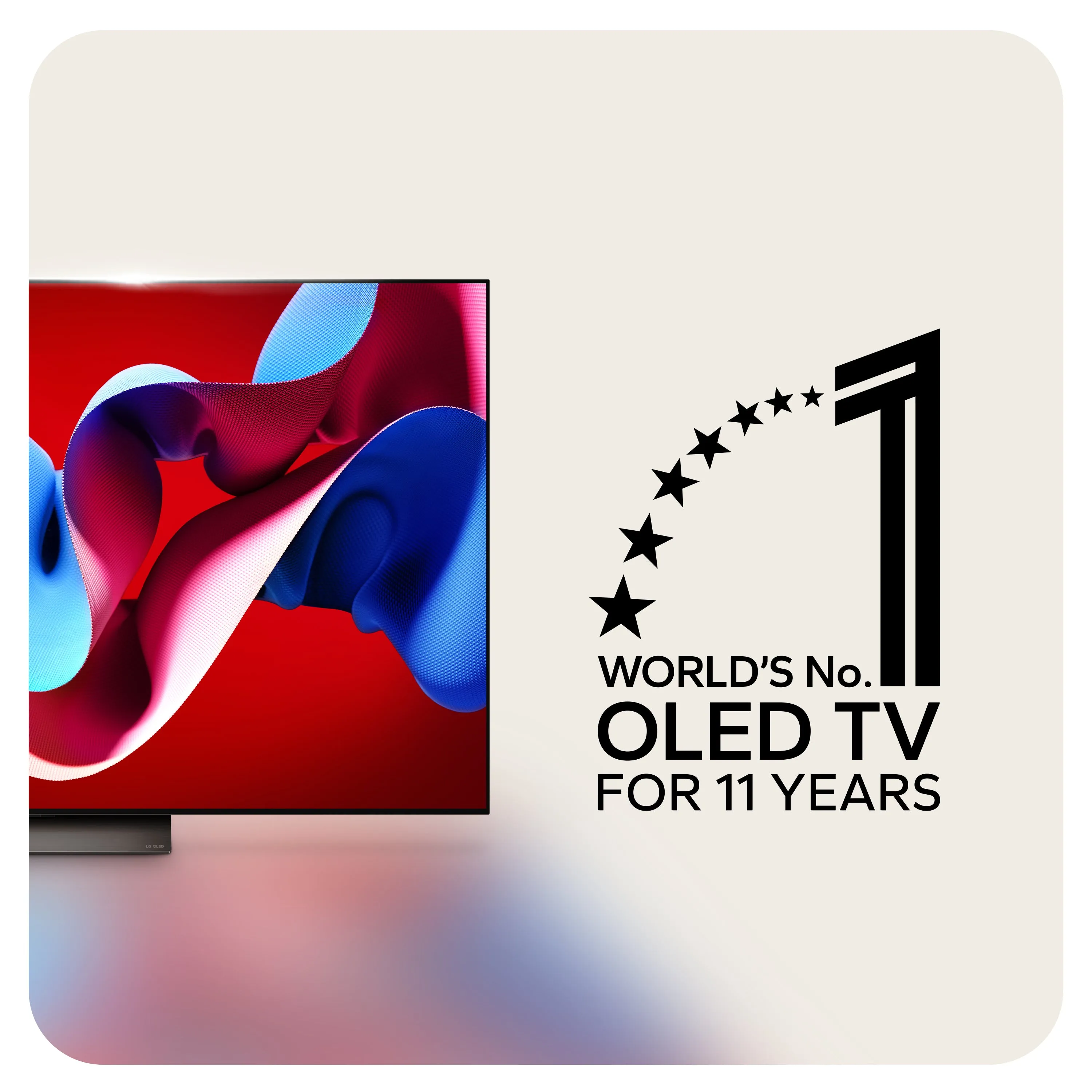 LG OLED65C46LA 65 Inch C4 4K Ultra HD HDR OLED evo Smart TV 2024